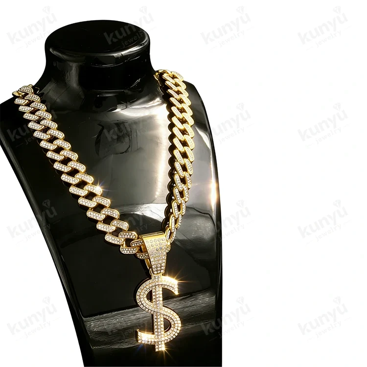 Hip Hop dollarin merkki kaulakoru