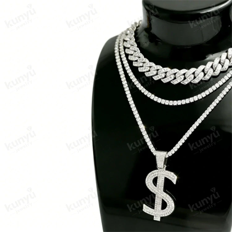 Hip Hop dollarin merkki kaulakoru