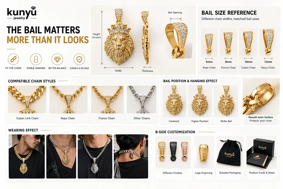 Rapper Style Hip Hop Pendant 